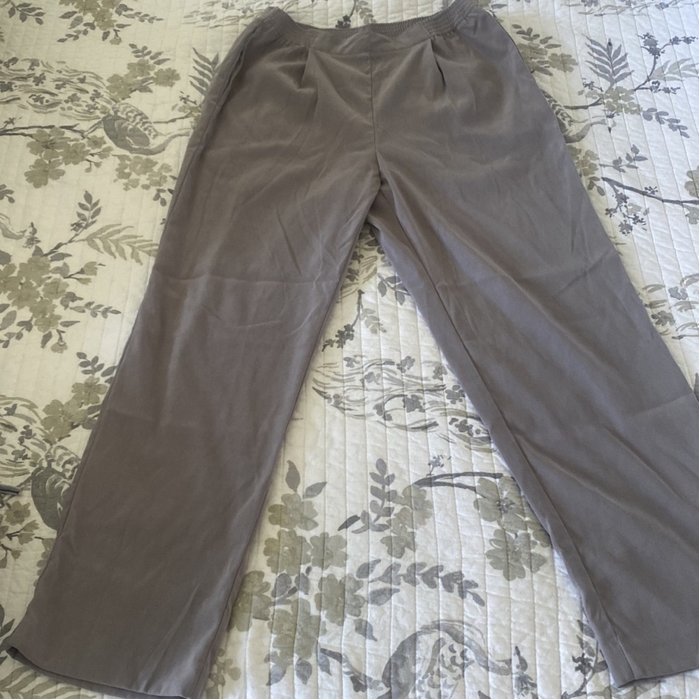 Gray trousers